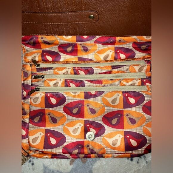 Franco Sarto Geometric Bird Crossbody Bag Like New - Picture 5 of 11